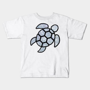 vsco turtle glitter Kids T-Shirt